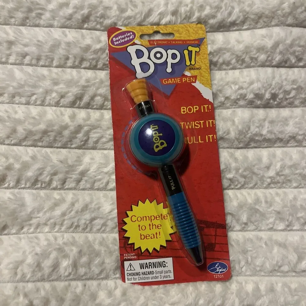 Vintage Bop It Game Pen Electronic Talking Musical 2001 Hasbro 12101